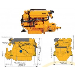 Motor M4.15 VETUS 33 HP
