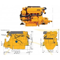 Motor M4.17 VETUS 42 HP