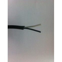 Kabel 2 x 0,75 mm bílá/černá