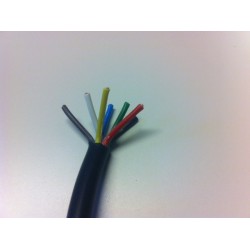 Kabel 7 x 1 mm sedmibarevný