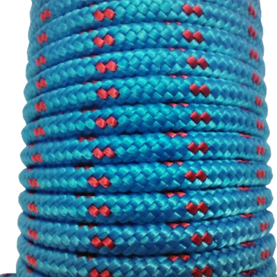 Pletená šňůra o průměru 6 mm.