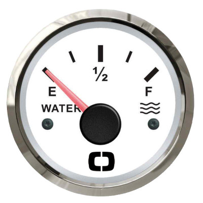 Ukazatel hladiny vody 10/180 ohm bílá / stříbrná
