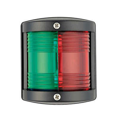 Navigační a poziční světlo utility series zelené/červené - 225° - kryt černý