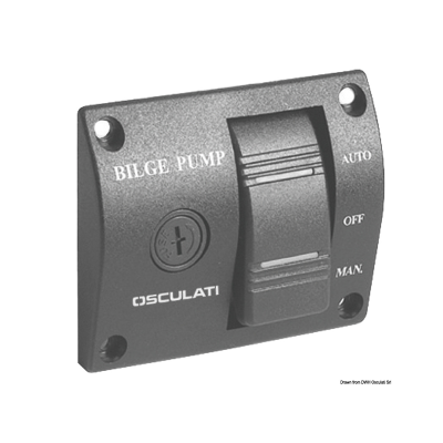 Univerzální spínací panel pro bilge pumpy 12/24