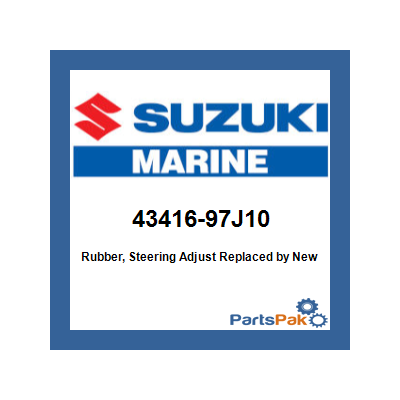 Rubber, steer ADJ 43416-97J10-000 pro Suzuki DF2,5 08-