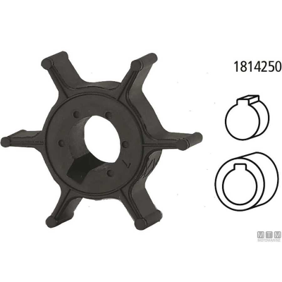 Impeler 6 lopatek 6E04435200 Yamaha 4A/5C, Selva 4 , Parsun 4/5