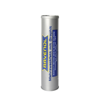 Mazivo víceúčelové Ravenol s grafitem – 400g kartuše