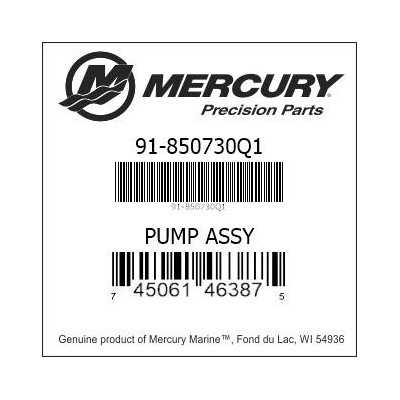 Pumpa převodového oleje (pump assy) 91-850730Q1 pro Mercruiser