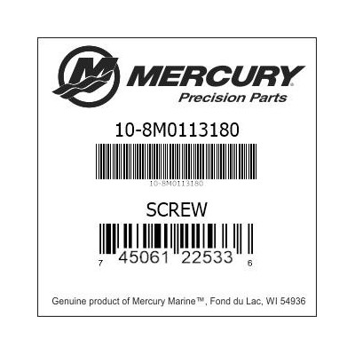 Šroub 10-8M0113180 pro Mercury