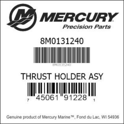 Montážní sestava držáku tahu (Thrust holder asy) 8M0131240 pro Mercury