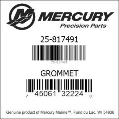 Průchodka (grommet) 25-817491 pro Mercury