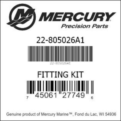 Spojka (fitting) 22-805026A1 pro Mercury