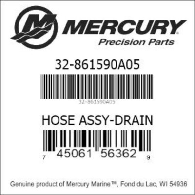 Hadice (hose) 32-861590A05 pro Mercury
