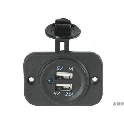 Zásuvka 2 USB - zásuvkový panel