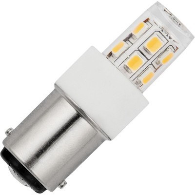 LED žárovka se zkosenými čepy BA15D 2W 140Lum