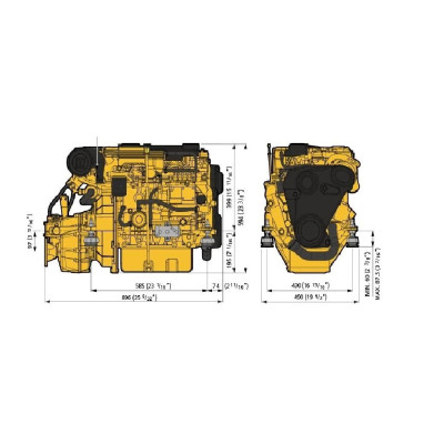 Motor M4.56 VETUS 52 HP