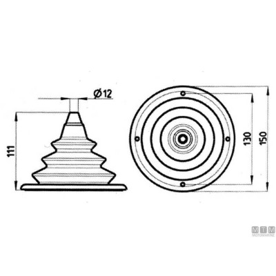 Průchodka 150/110 mm