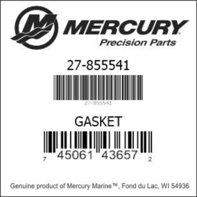 Těsnění 27-855541 pro Mercury - Mercuiser