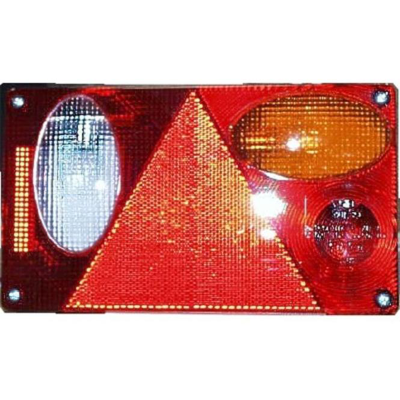 Sdružená zadní lampa na přívěs, PRAVÁ+zpětné+SPZ