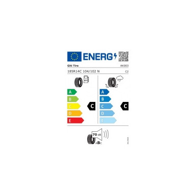 Kolo 185 R14 C 104/102 N Kargomax M+S, 5,5J, ET30, 112x5
