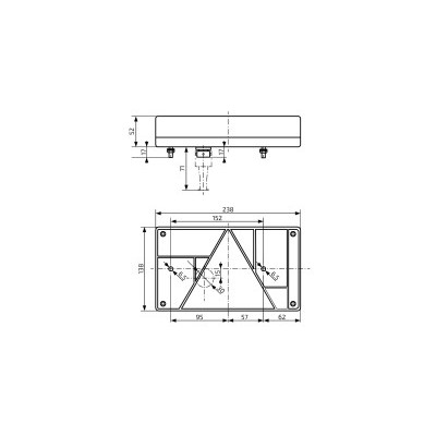 Svítilna Jokon 595 sdružená, L-BL/BR/KO/ML/RZ, baj5