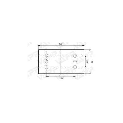 Držák opěrného kolečka 60 mm LB60 zasouvací (vrtání uvnitř)