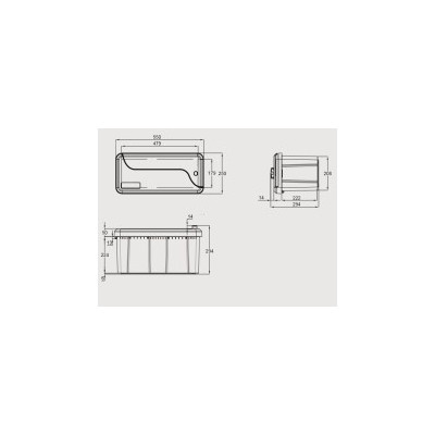 Daken BLACKIT I, box 550x250x294 mm