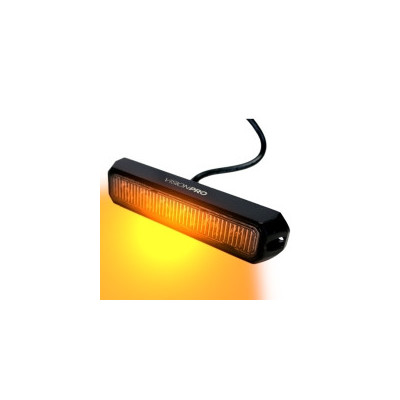 Výstražná záblesková svítilna VISIONPRO, 6x LED, oranžová