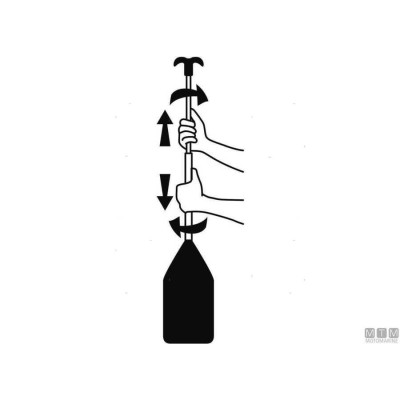 Pádlo teleskopické 55-110cm