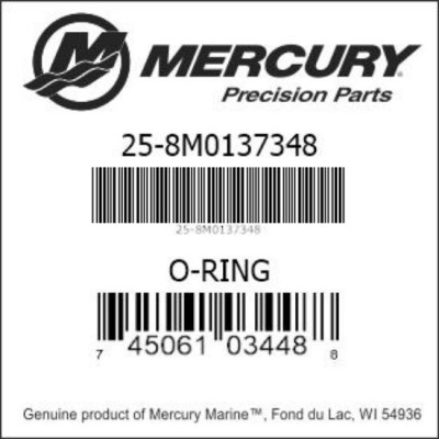 O-ring 25-8M0137348 pro Mercury