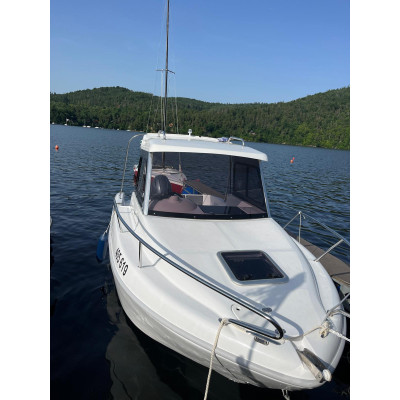 Loď SAVER 590 Cabin Fisher + motor Yamaha F100LB + přívěs