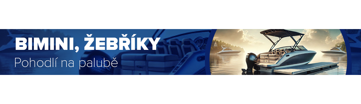Bimini, žebříky, stříšky, rampy, příslušenství