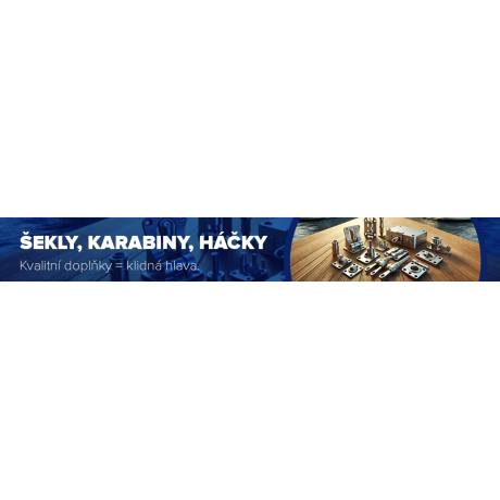Šekly, karabiny, háčky