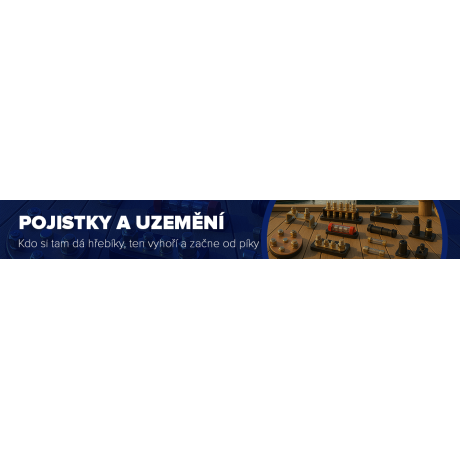 Zemnící můstky, pojistky a pojistková pouzdra