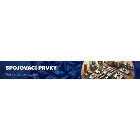 Kování - čepy, závlačky, šekly, vazáky, průvlaky, karabiny ...