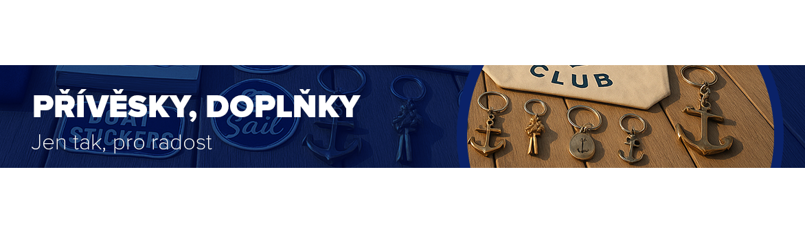 Přívěsky a drobné dárky s lodní tématikou